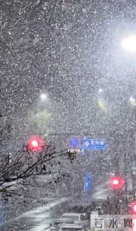 1.31!凌晨!杭州大雪纷飞