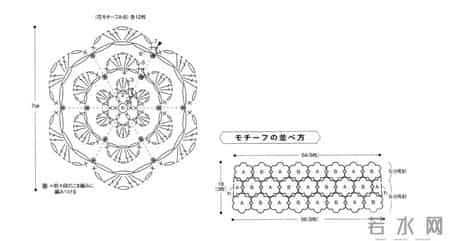 花朵围脖，搭配衣服绝了