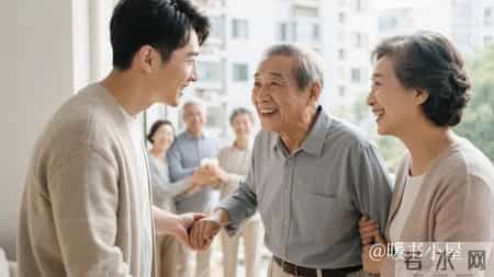 老公接公公来城里养老说不麻烦我。公公一进门就说：周末有亲戚来