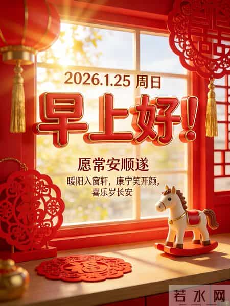 2026年元月25日早上好！温馨祝福语 和精美绝伦图片