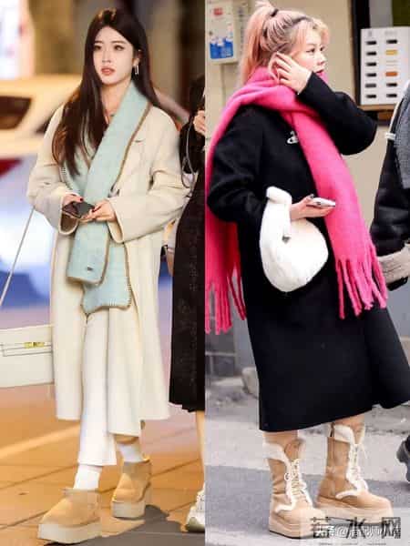 被上海街拍惊艳了！满大街都是“大衣裹围巾”，却个个时髦又高级