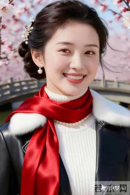 高领毛衣与温润珍珠相撞，有冬日的温暖华贵，透着江南的温婉灵秀