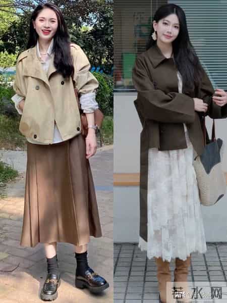 春天请一定要这样穿：短外套+半身裙，时髦洋气，每套回头率都高