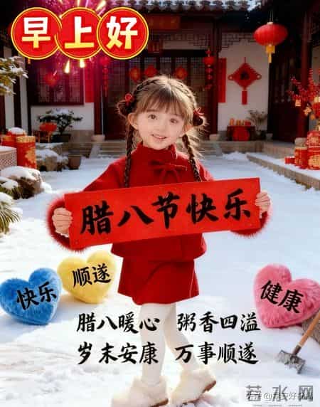 1月26日，今日腊八节、最新早安好祝福漂亮图片精选，腊八节快乐