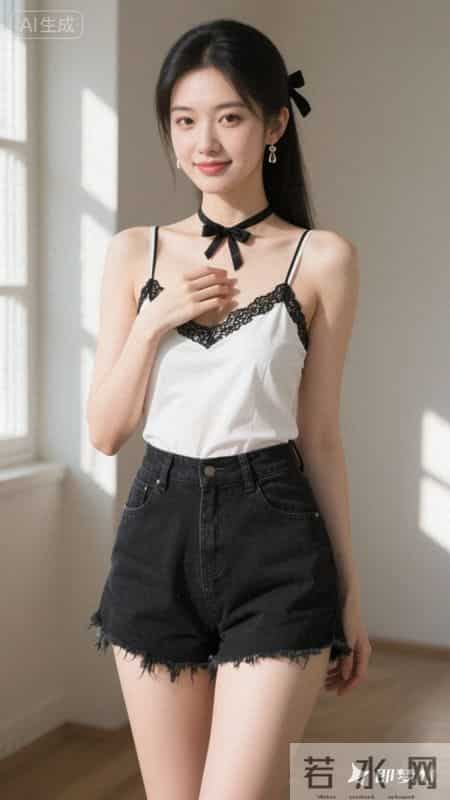 黑白配穿搭,简约又性感