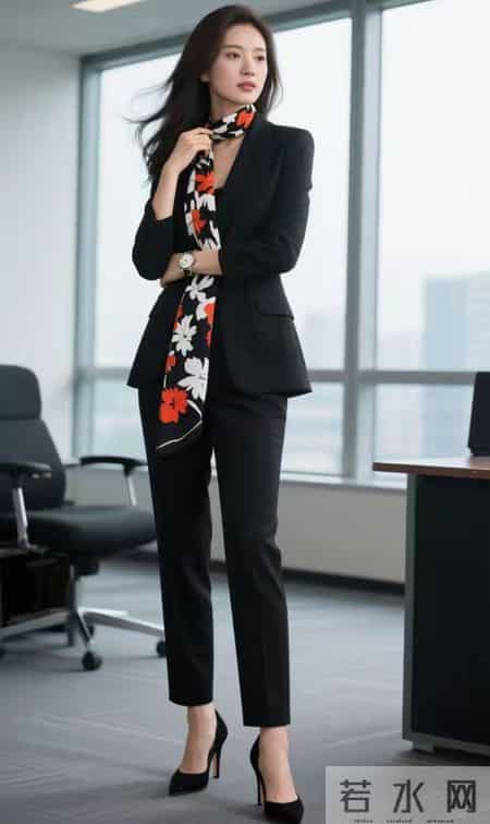 黑色西服职业装