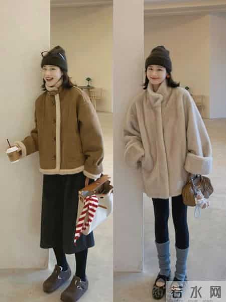 羽绒服+阔腿裤、毛衣+百褶裙18套穿搭模板，照搬就能穿出松弛感。