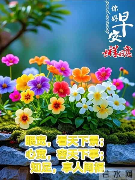 特别漂亮的早上好图片 愿我们天天快乐、幸福、健康。