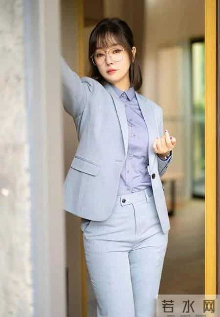 超好看的职业长裤套装