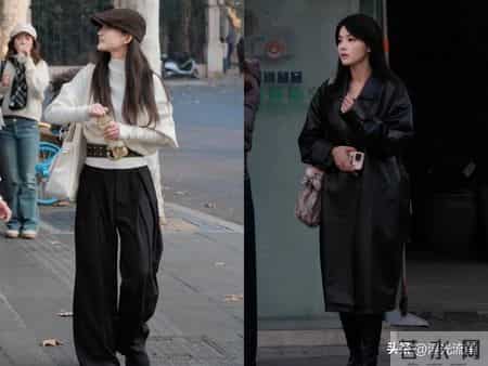被上海街拍惊艳到了！衣穿简约、少穿运动鞋，反而更洋气高级