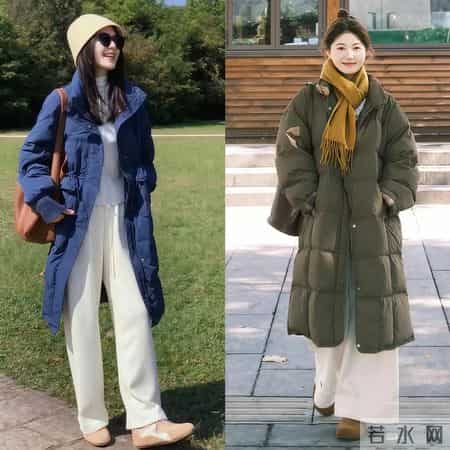 冬天买“羽绒服”，选长款还是短款？按这3个条件来选，洋气显高