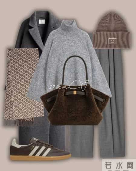 太美啦 这20套胶囊衣橱配色 这组穿搭极其典型的松弛感老钱风！