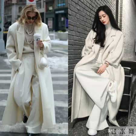“白色阔腿裤”要这么穿才好看！学会这2个搭配技巧，时髦又好看