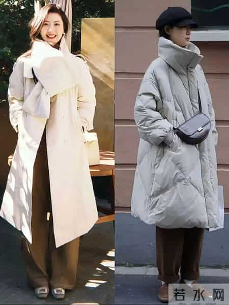 冬天买“羽绒服”，选长款还是短款？按这3个条件来选，洋气显高