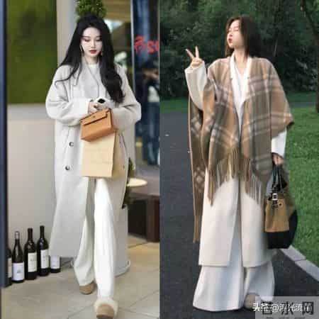 “白色阔腿裤”要这么穿才好看！学会这2个搭配技巧，时髦又好看