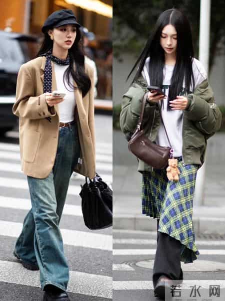上海街拍，看看大都市的“不费力的时尚”穿搭