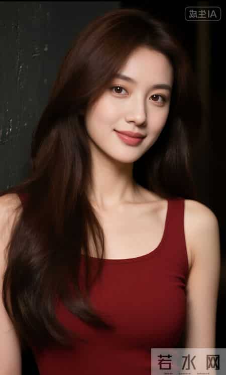 酒红色吊带衫的魅力