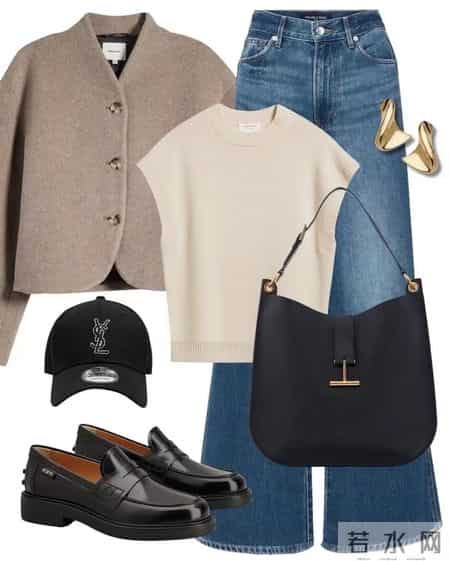 短款外套穿搭分享 干脆利落超级好看呀！