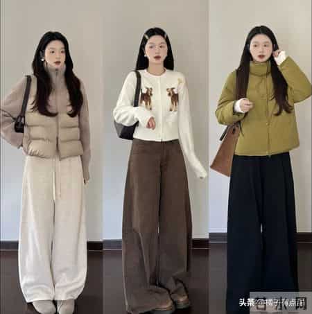 27套入冬穿搭示范：“羽绒服+牛仔裤”，时髦不露腿，保暖还舒适