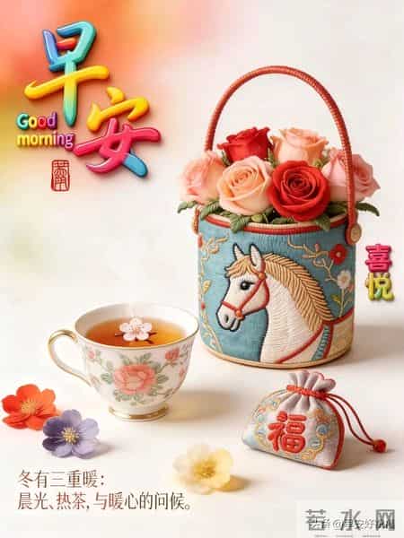 1月25日、星期日，最新早安好祝福漂亮图片精选，新的一天早上好
