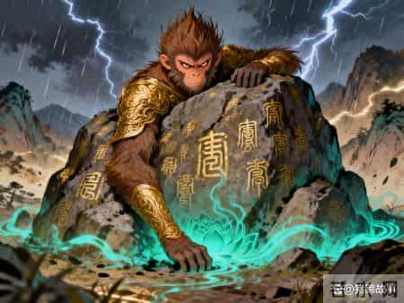 菩提祖师消失前给悟空留了一句话：我本是混沌第一株青莲，三清不过是莲瓣上凝的露珠，你体内那片莲心，该醒了