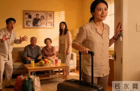 我出差半个月，回家发现老公把公婆小姑子全接来了，老公：惊喜不？我笑了：明天我送你个更大的惊喜