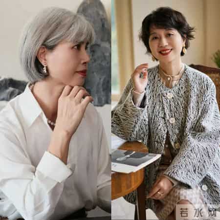 到老都没“大妈感”的女人:白发不染黑、不戴老年帽,气质更高级