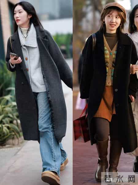 被成都太古里“大衣叠穿”惊艳了！既保暖又高级，适合普通人借鉴
