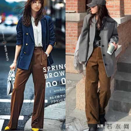 冬天别总穿黑裤子，今年流行“小棕裤”，这样穿时髦又高级