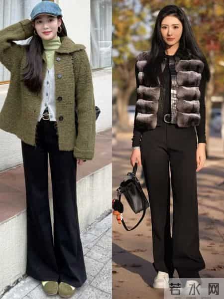 阔腿裤下岗了！今年冬天的“显瘦小黑裤”，时髦高级，回头率还高