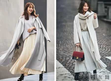 40岁女人，过年多穿“长大衣+长裙”！高级得体不说，还很有魅力