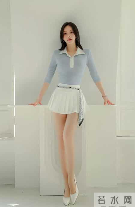 浅蓝清甜轻熟套装