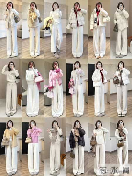 冬日“发光”穿搭｜白裤子+外套的万能公式