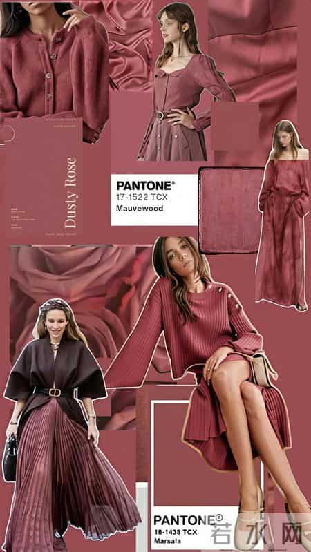 2026春夏流行色｜暖棕红系霸屏！Mauvewood×Marsala开启「疗愈系复古」穿搭时代