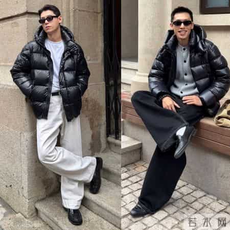 四五十岁男人，羽绒服尽量别穿北面、大鹅，换成这些国货才更高级