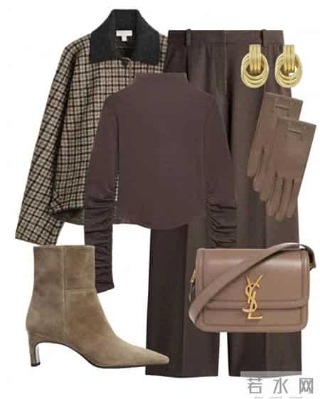 一条咖色阔腿裤，解锁9种秋冬高级感穿搭公式