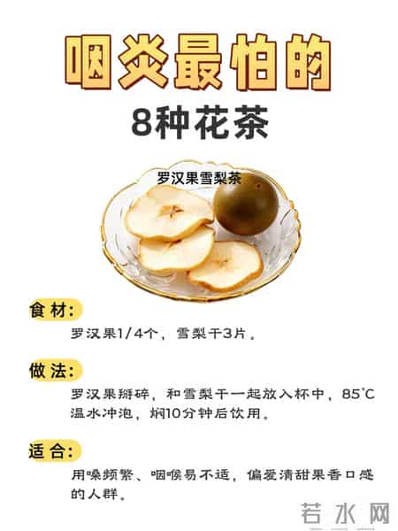 咽炎最怕这8杯水！泡一泡润喉，干痒异物感全赶跑