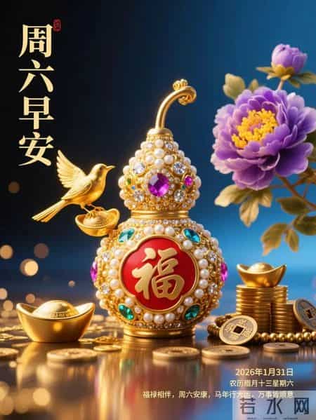 1月31日周六早安，1月再见，2月你好，所遇皆美好，未来皆可期。