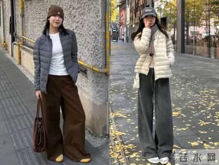 看了上海街拍才发现：满大街都是“排骨羽绒服”，既保暖又时髦