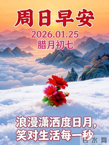 自在随心，喜乐安宁。周末早安～