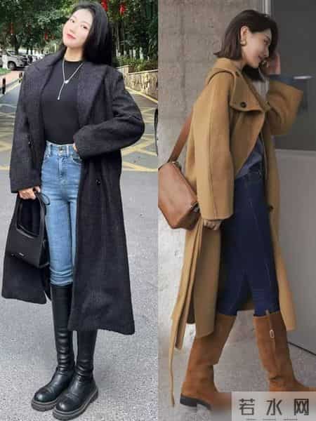 “大衣+牛仔裤”今年冬天最流行的穿搭，这样穿时髦松弛又减龄！