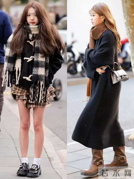被上海街拍惊艳了！满大街都是“大衣裹围巾”，却个个时髦又高级