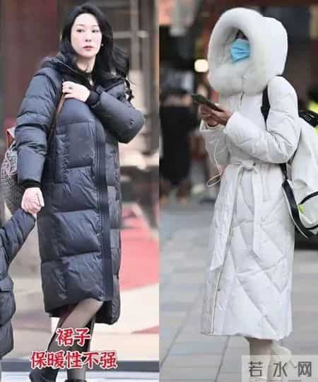 看了北京街拍才发现：羽绒服下面一定不要搭裙子，这样穿会更洋气
