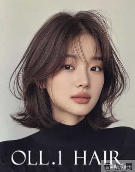 韩式层次发型：不费力的精致氛围感