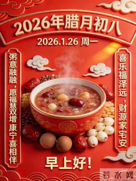 2026年元月26日腊八节祝福语！和精美绝伦图片