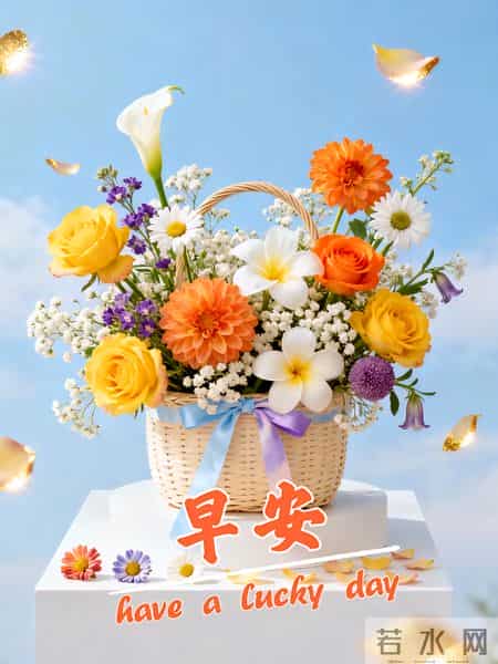 早安吉祥~ 保持好心情，守护好健康，心宽体健，福气自来！