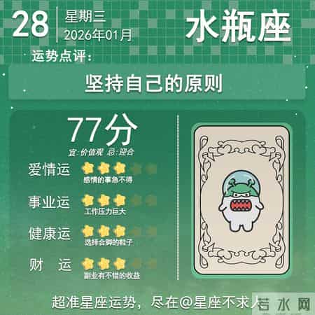 2026年1月28日十二星座运势