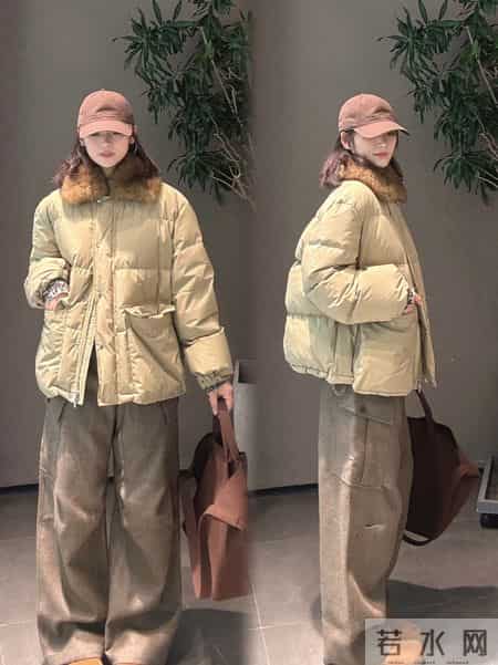 别再乱买羽绒服了！18套「卡其色系+同色系穿搭」公式显瘦又高级