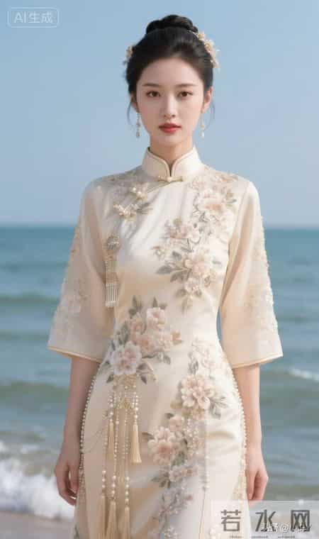 美丽佳人，国色天香，洁白无瑕，华丽优雅