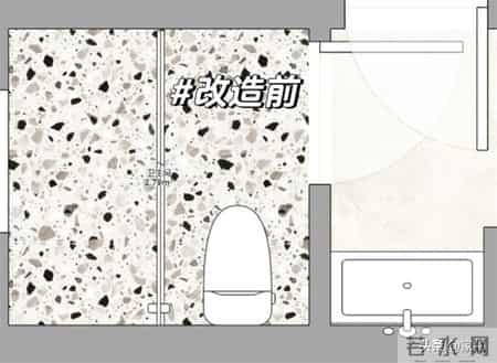 湖南姑娘的“一改二”卫生间火了：3㎡一分为二，切出坐便和蹲便